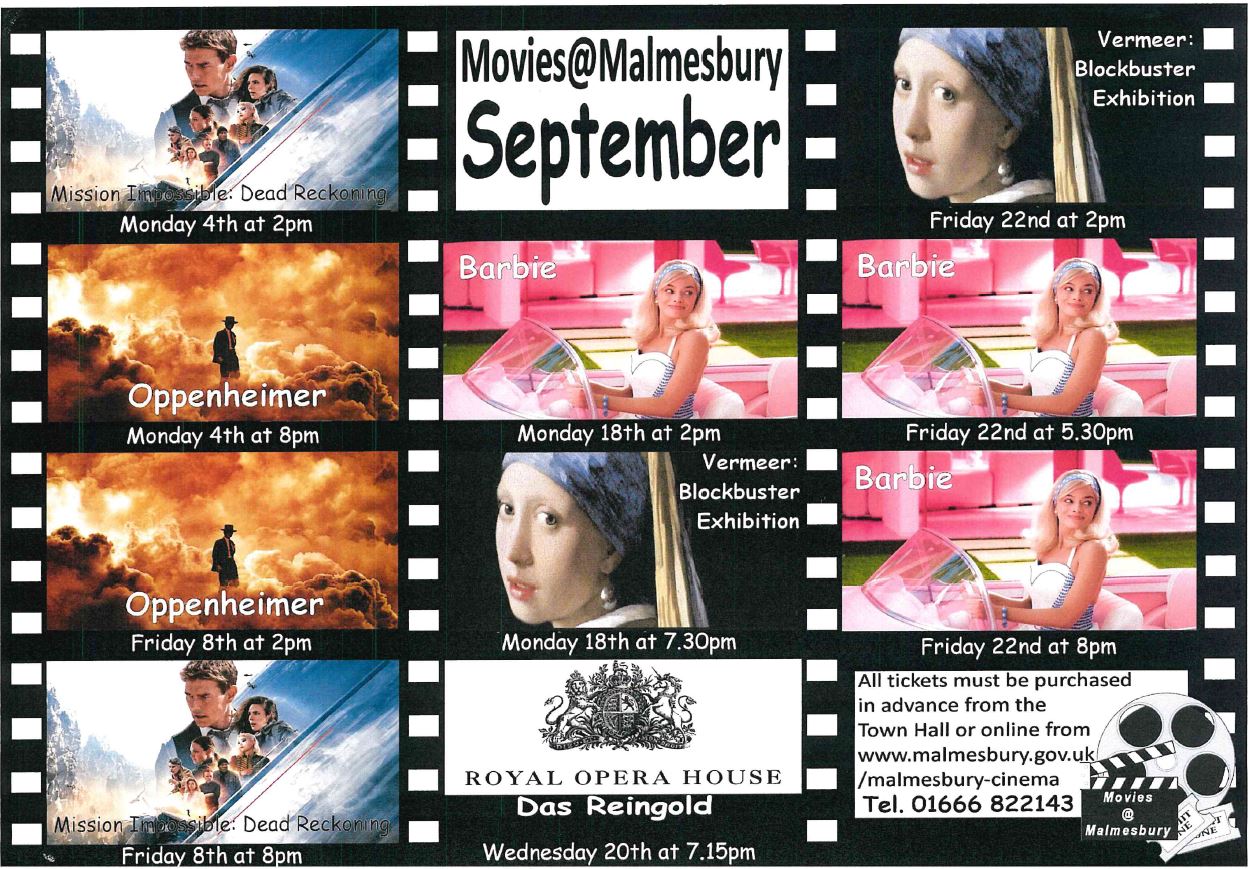 September Movies@Malmesbury